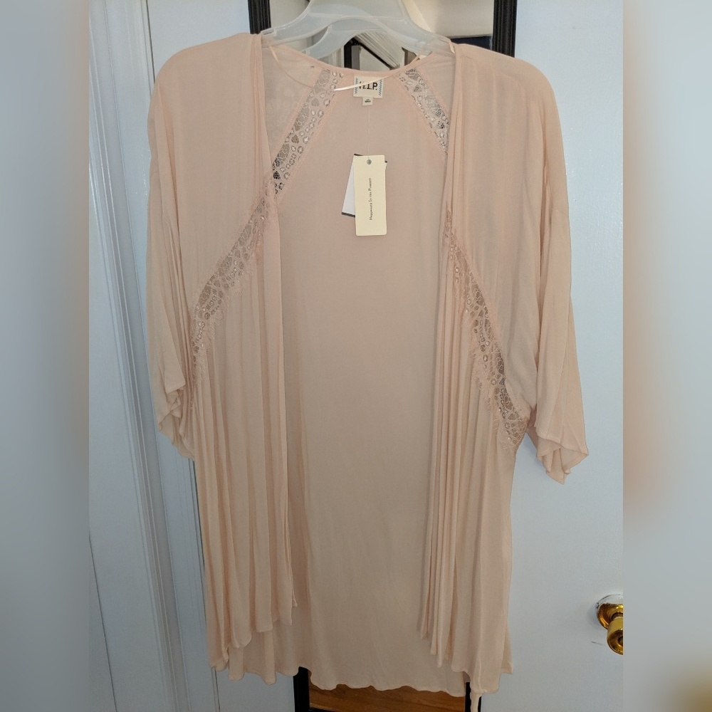NWT Belk HIP Pink Kimono Sz 2x